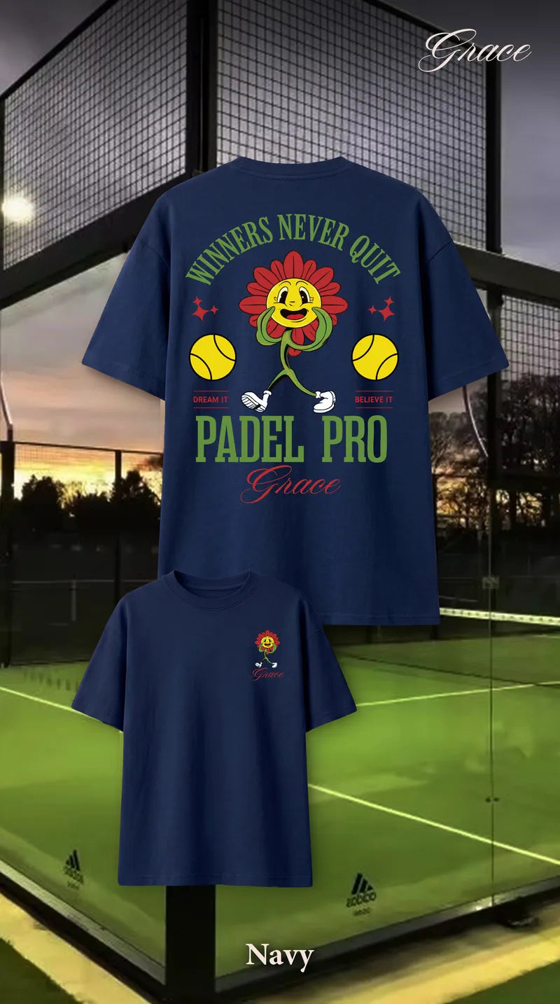 Winner never quit Padel